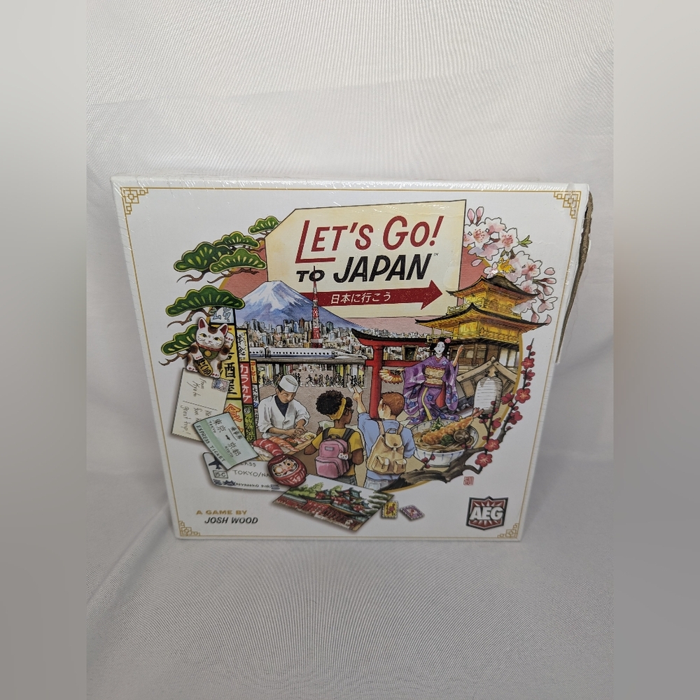 Alderac Entertainment Group Let's Go! To Japan Game - Heavily Damaged Box